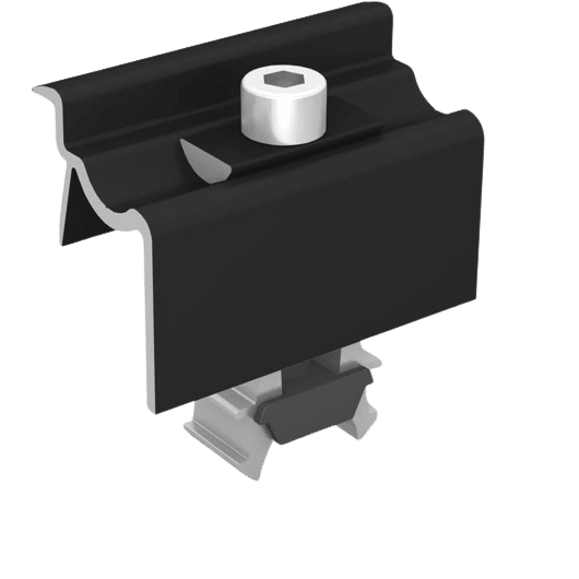 EcoSolaris - K2 Systems Universal End Clamp OneEnd Black