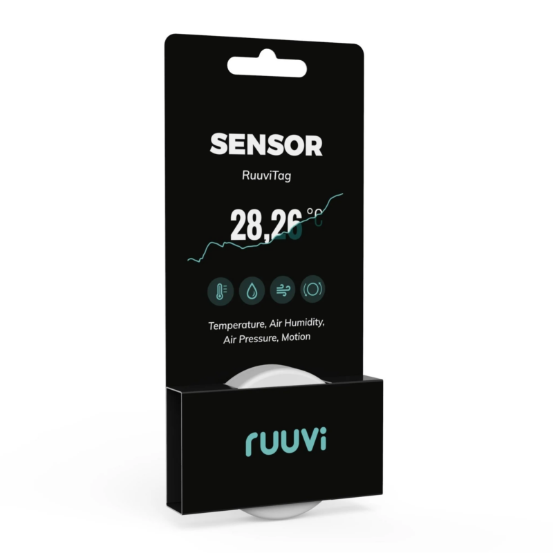 senzor bluetooth temperatura umiditate presiune atmosferica si miscare ruuvitag ruuvi ecosolaris.ro