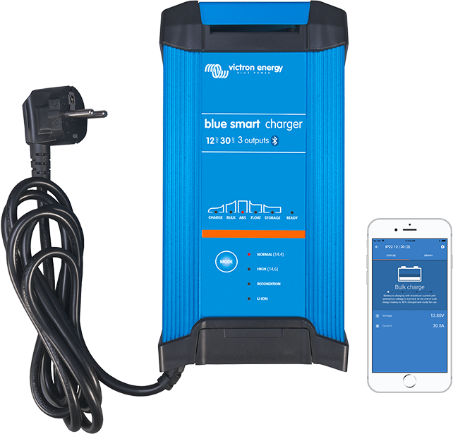 Victron Blue Smart IP22 Charger Blue Smart IP22 Charger 24/16 (3)