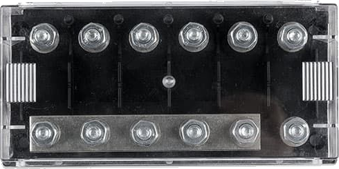 Victron Six-way fuse holder for Mega-fuse with busbar (250A)