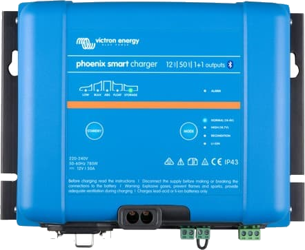 Victron Smart IP43 Charger 12/50 (1+1) 120/240V