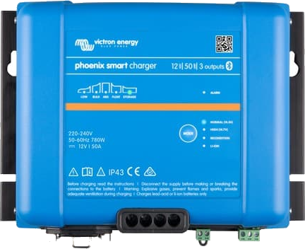Victron Smart IP43 Charger 12/50 (3) 120/240V