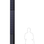SkyBeam ECO-4802L Solar Lighting Pole (4.8 meters, 30Watts *2PCS)