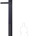 SkyBeam ECO-4802X Solar Lighting Pole (4.8 meters, 25Watts *2PCS)