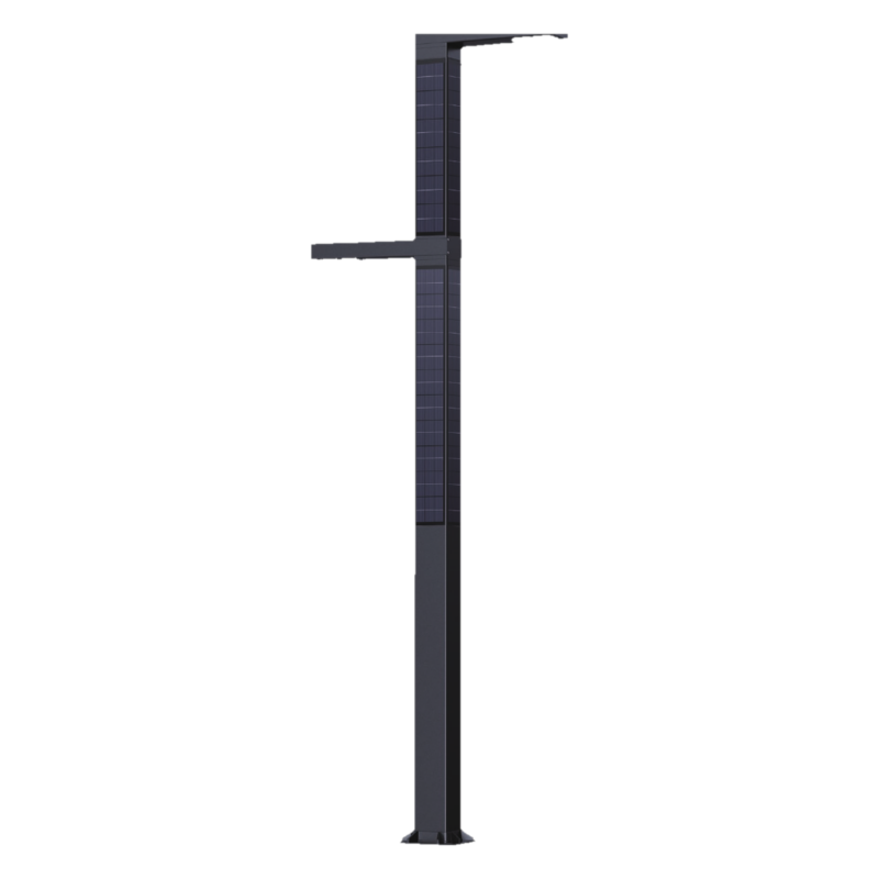 SkyBeam ECO-4802X Solar Lighting Pole (4.8 meters, 25Watts *2PCS)