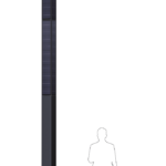 SkyBeam ECO-5802L Solar Lighting Pole (5.8 meters, 40Watts *2PCS)
