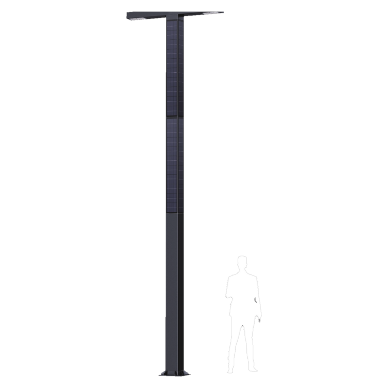 SkyBeam ECO-5802L Solar Lighting Pole (5.8 meters, 40Watts *2PCS)