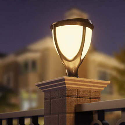 ATOM | Low Profile Solar Lawn Light