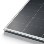 LONGi Hi-MO X10 655W solar panel LR7-72HVH corner detail BC cells