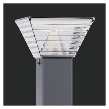 HADES | Square Solar Bollard Light
