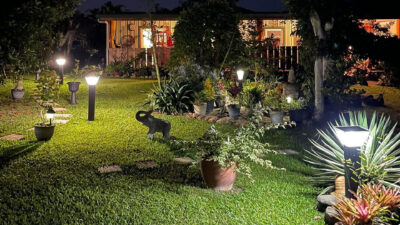 HADES | Square Solar Bollard Light