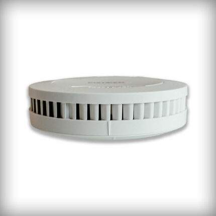 Detector de fum compact SM03, cu alarmă sonoră și luminoasă