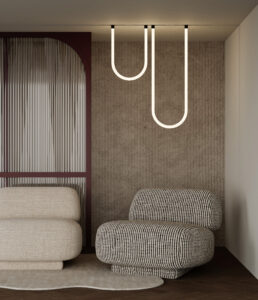 Neon Flexibil LED Luminex 12W pentru Șină Magnetică 48V