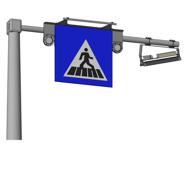 Titan Pedestrian Crossing LED Lighting System 250-490W Sistem LED Iluminat Treceri de Pietoni Titan 250-490W