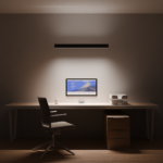 Sistem Liniar LED Bidirecțional Duoluce 34W pentru Birouri